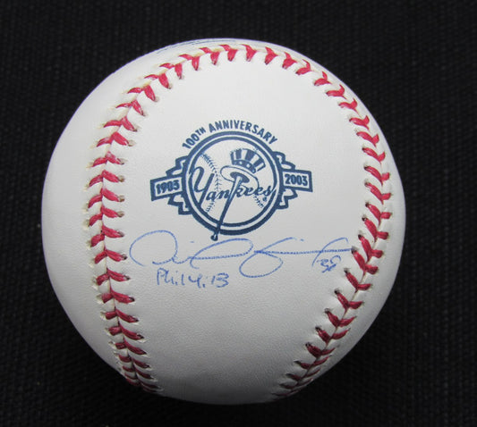 Dan Giese Signed/Auto Yankees 100th OML Baseball MAB 187085
