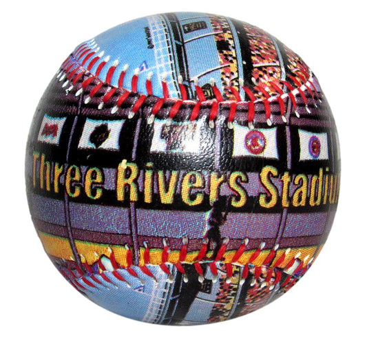 Pittsburgh Pirates Three Rivers Stadium Unforgettaball Artwork Baseball