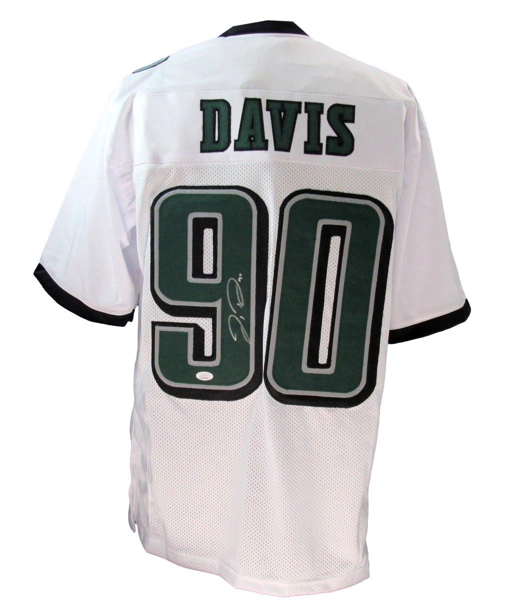 Jordan Davis Autographed Philadelphia Eagles Custom Jersey  JSA 186804