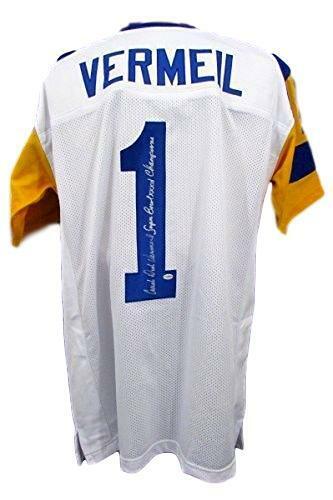 Dick Vermeil St. Louis Rams Signed/Autographed Jersey LEAF 132009