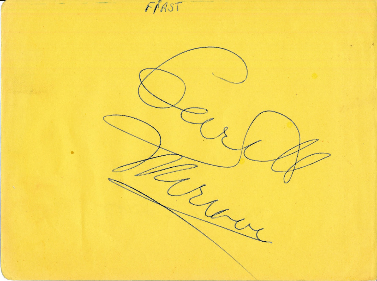 Gorilla Monsoon Signed 4.5x6 Album Cut Professional Wrestler JSA 184798