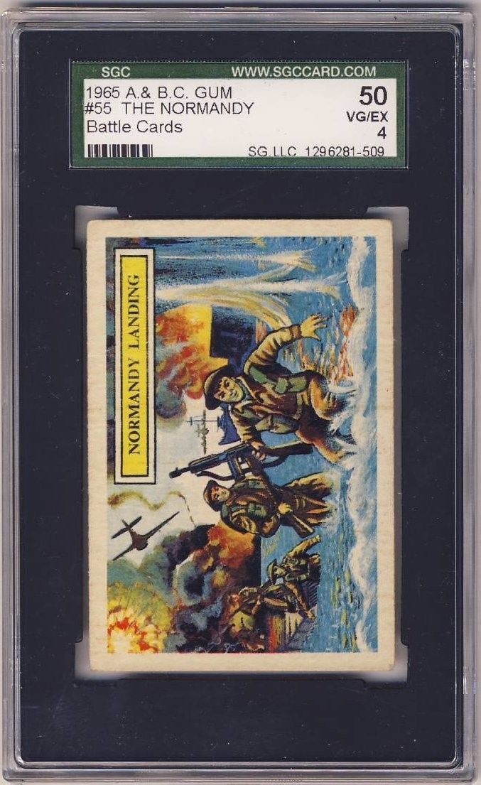 1963 A&B.C. Gum #55 The Normandy Battle SCG VG/EX 50 4