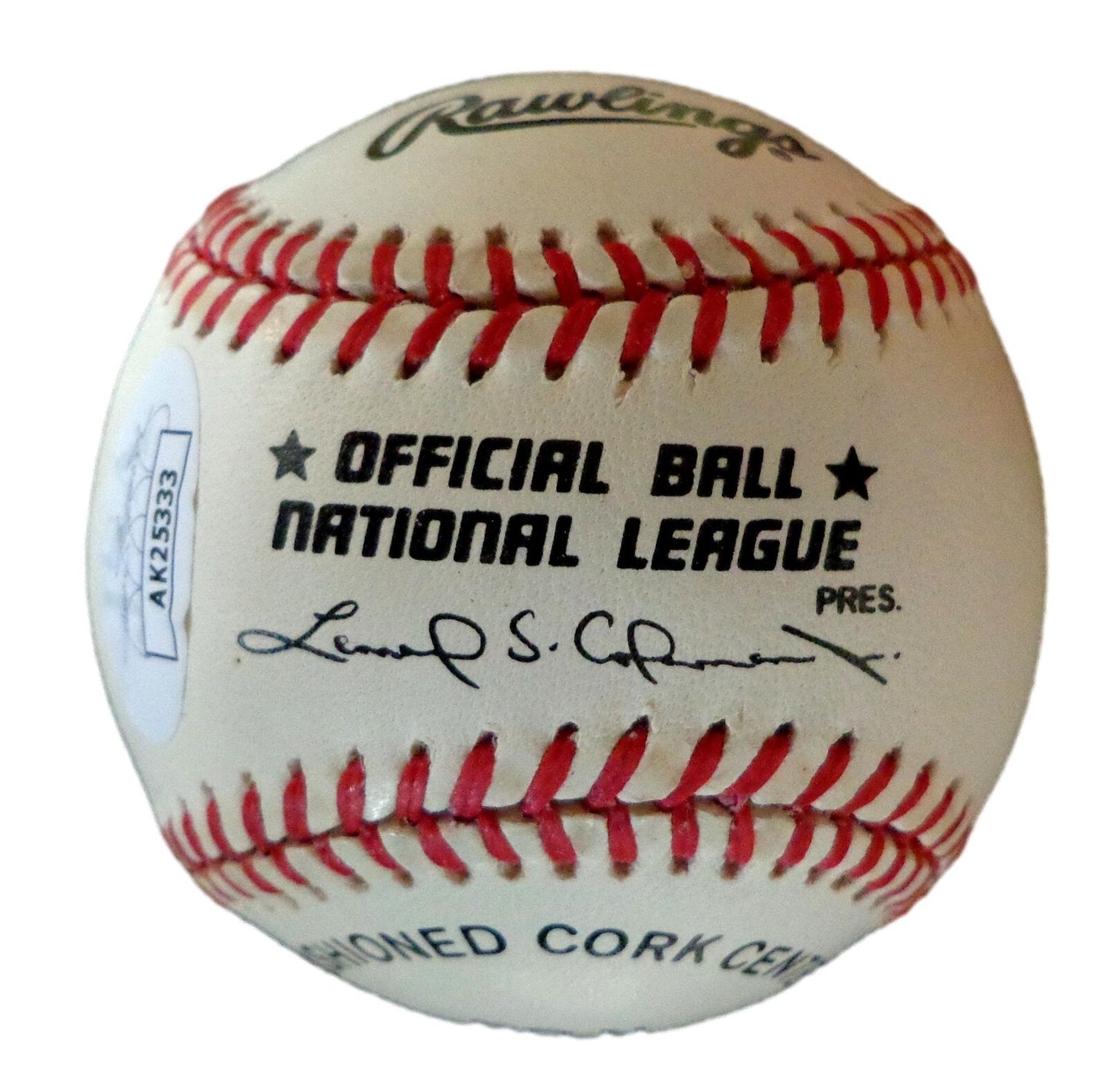 Bobby Thomson/Ralph Branca Dual-Autographed/Inscr ONL Baseball JSA 179833