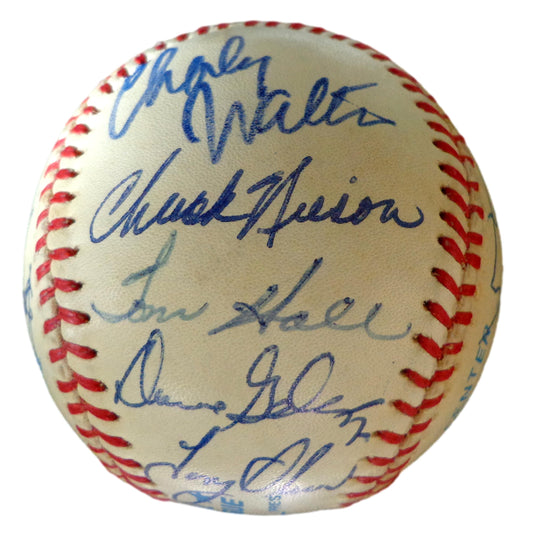 Minnesota Twins Multi-Autographed by 10 Pleayers OAL Baseball 179887