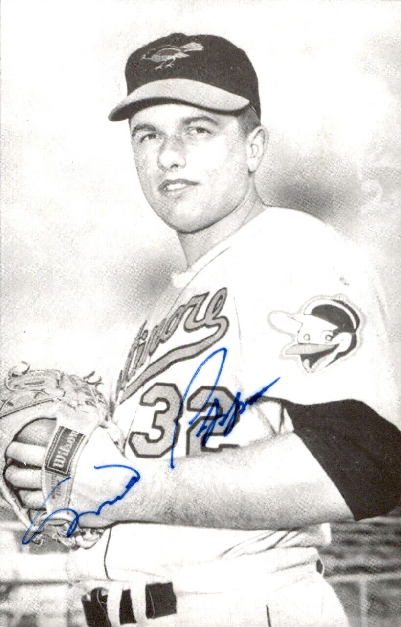 Milt Pappas Baltimore Baltimore Orioles Signed/Auto 3x5  Photo 178697