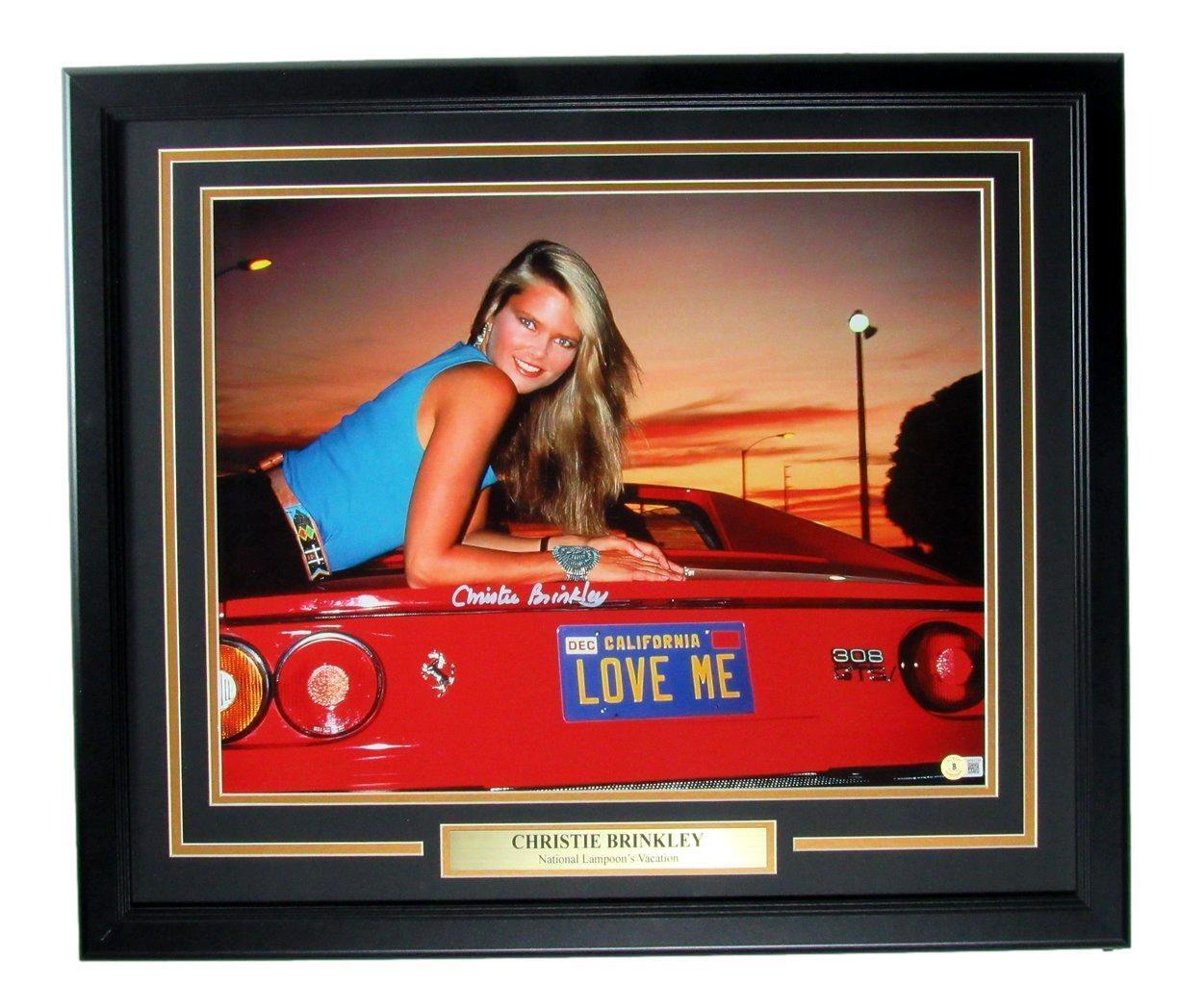 Christie Brinkley Autographed 16x20 Photo "Vacation" Framed Beckett