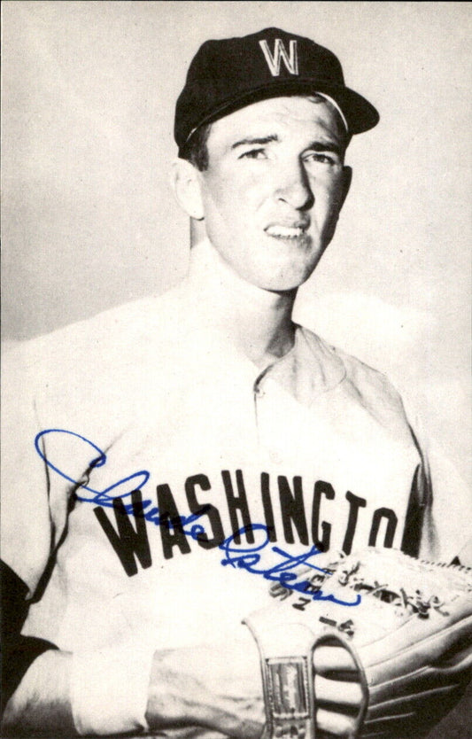 Claude Osteen Senators Signed/Autographed 3x5  Photo 178691