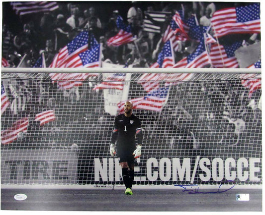 Tim Howard Autographed 16x20 Photo U.S. Men's Soccer Team JSA