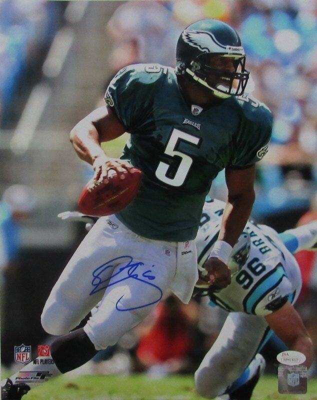 Donovan McNabb Philadelphia Eagles Signed 11x14 Color Photo JSA 141600