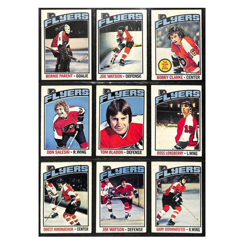 Lot of (10) 1976-77 O-Pee-Chee OPC Hockey Flyers Cards 192480