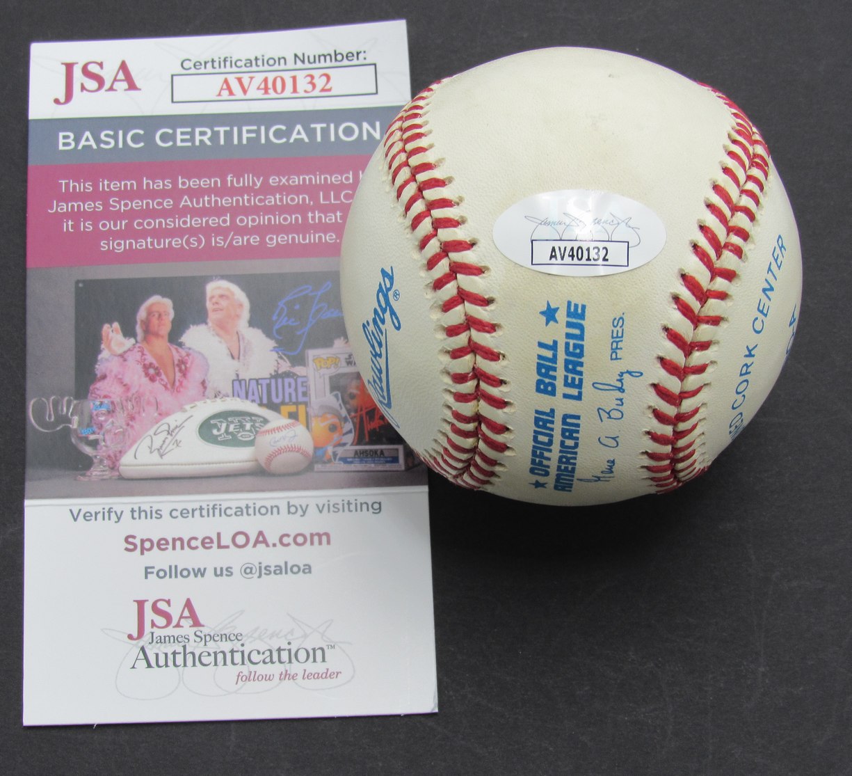 Jose Vizcaino Signed/Autographed OAL Baseball Houston Astros JSA 189840