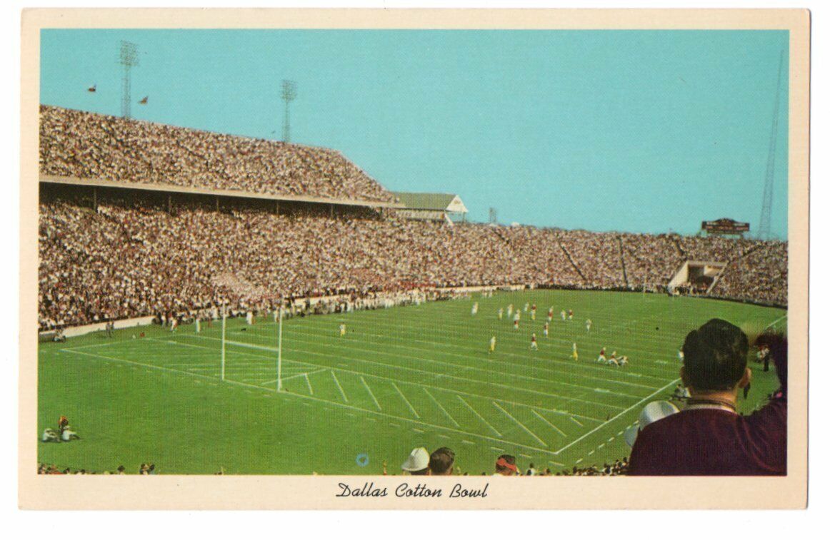 Vintage Unused Postcard of Dallas Cotton Bowl Football Stadium 143623