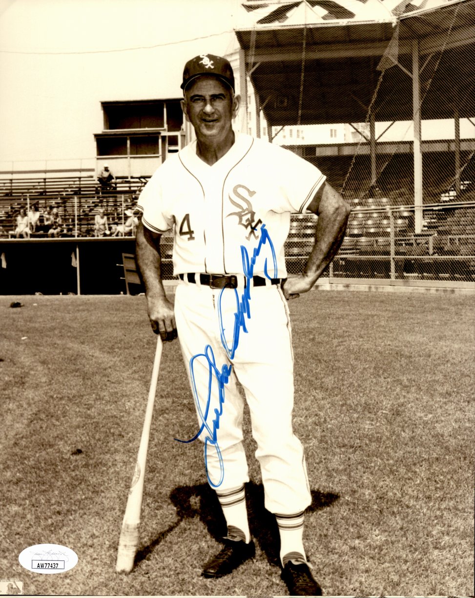 Luke Appling HOF Signed/Autographed 8x10 Photo Chicago White Sox JSA 191544