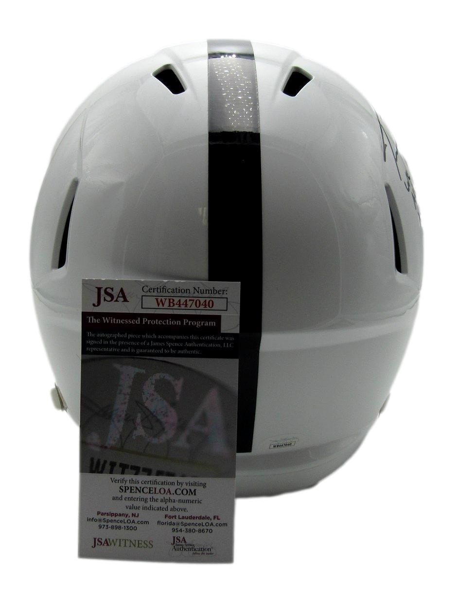 Trace McSorley Signed/Ins Full Size Speed Replica Football Helmet PSU JSA 190345