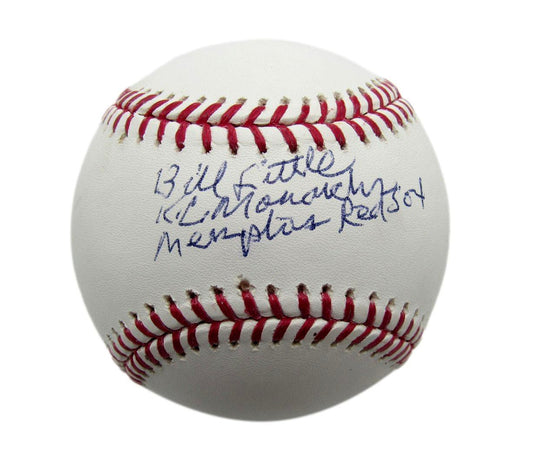 Bill Little Signed/Inscr OML Baseball Negro League Memphis Red Sox PSA/DNA