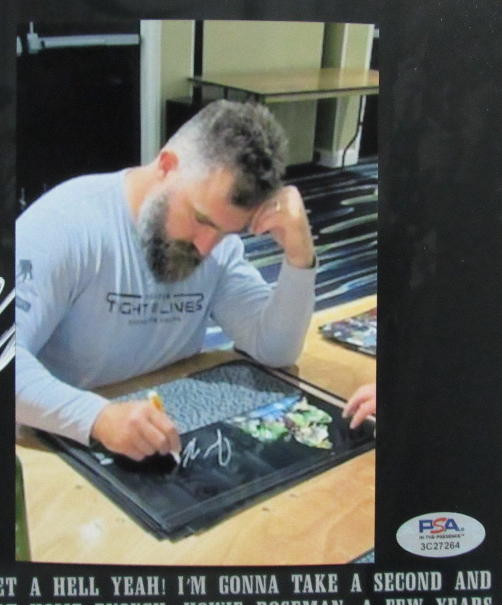 Jason Kelce Philadelphia Eagles Speech Signed 16x20 Photo Witness PSA/DNA 177715