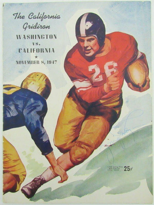 1947 Washington vs. California College Football Program 143489