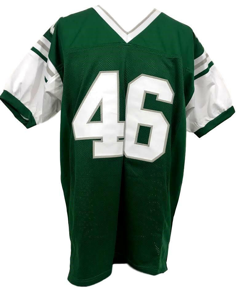 Herm Edwards Eagles Autographed/Signed Custom Jersey JSA 130863