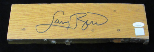 Larry Bird Autographed Boston Garden Parquet Court Floor 12x4x1 JSA 189308