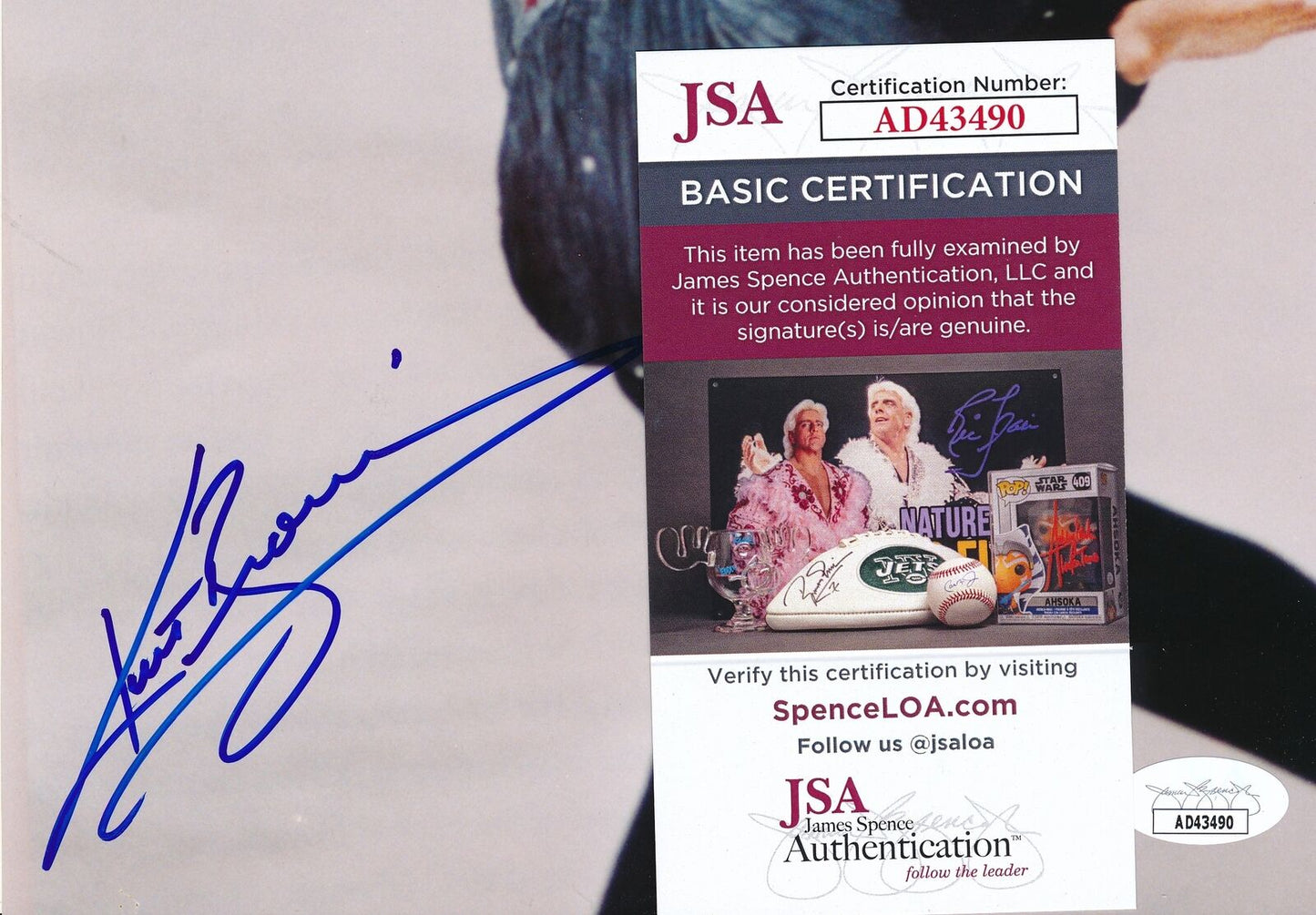 Kurt Browning Autographed 8x10 Photo Olympic USA Figure Skating JSA