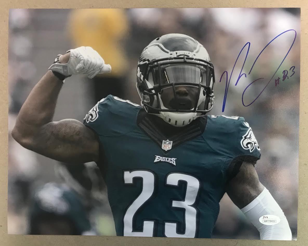 Rodney McLeod Eagles Autographed/Signed 11x14 Photo JSA 131783