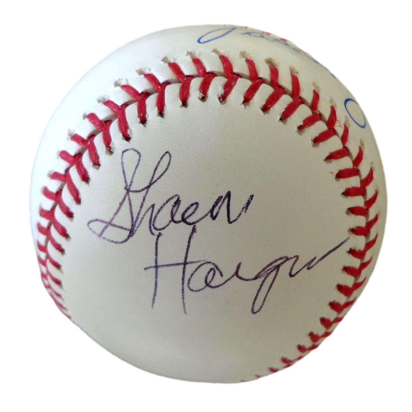 Mike & Sharon Hargrove Dual-Autographed OML Baseball Cleveland Indians 179945