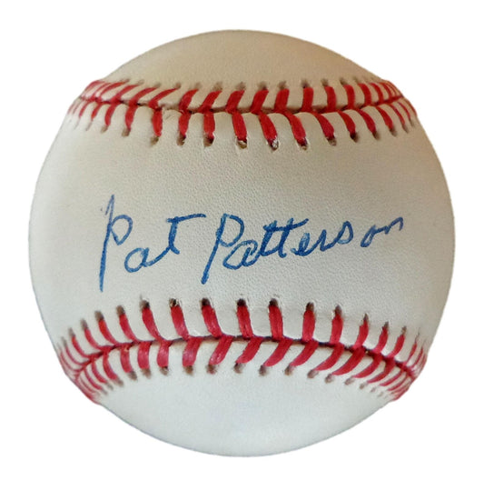 Pat Patterson Autographed OAL Baseball Negro League Newark Eagles JSA 179826