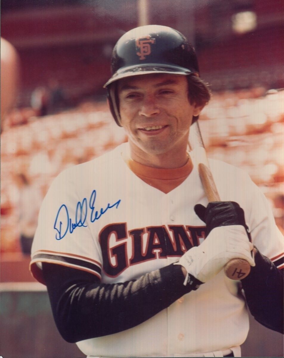 Darrell Evans Giants Signed/Autographed 8x10 Photo 128716