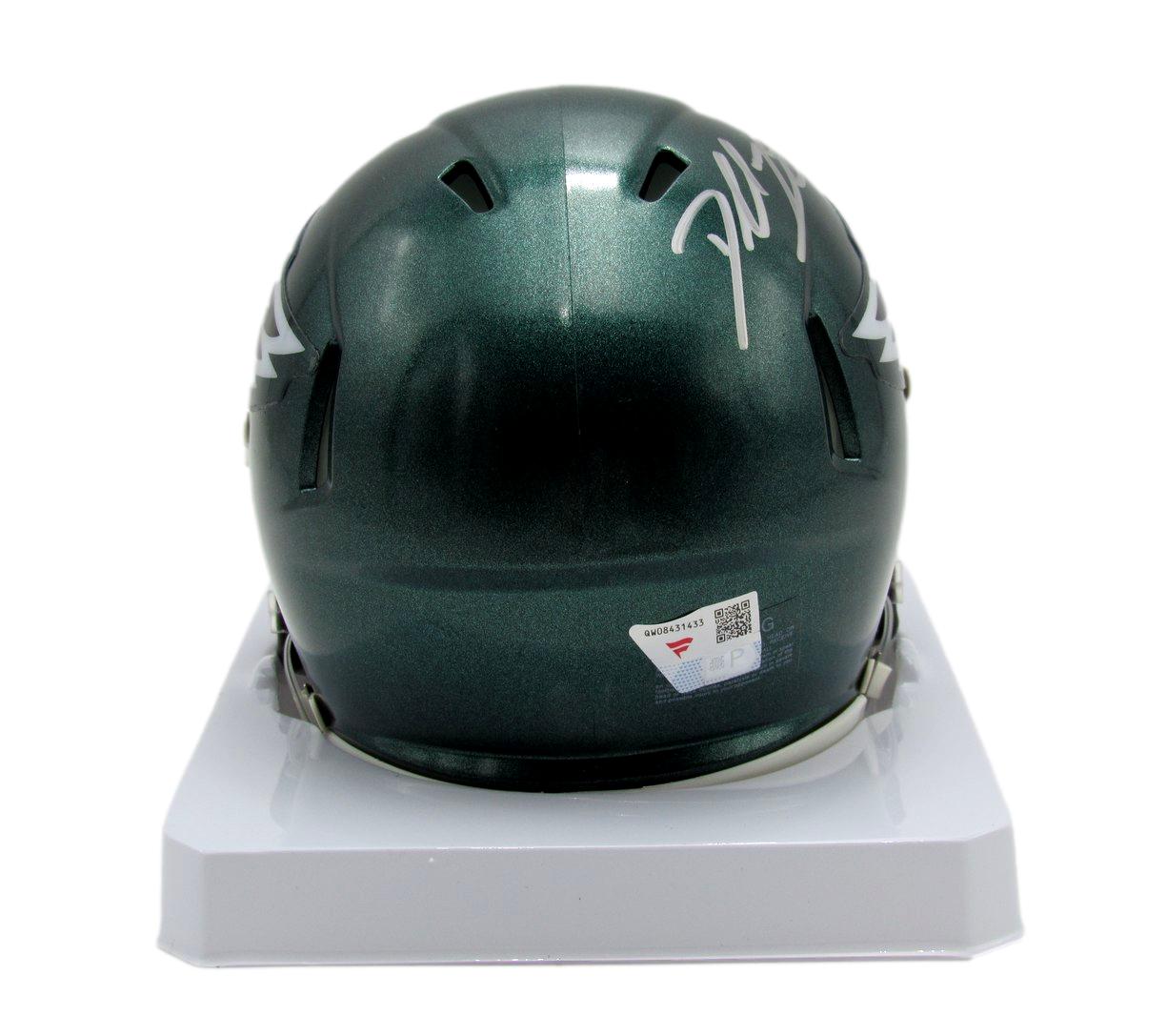 Dallas Goedert Signed/Auto Eagles Mini Speed Replica Helmet Fanatics 192988