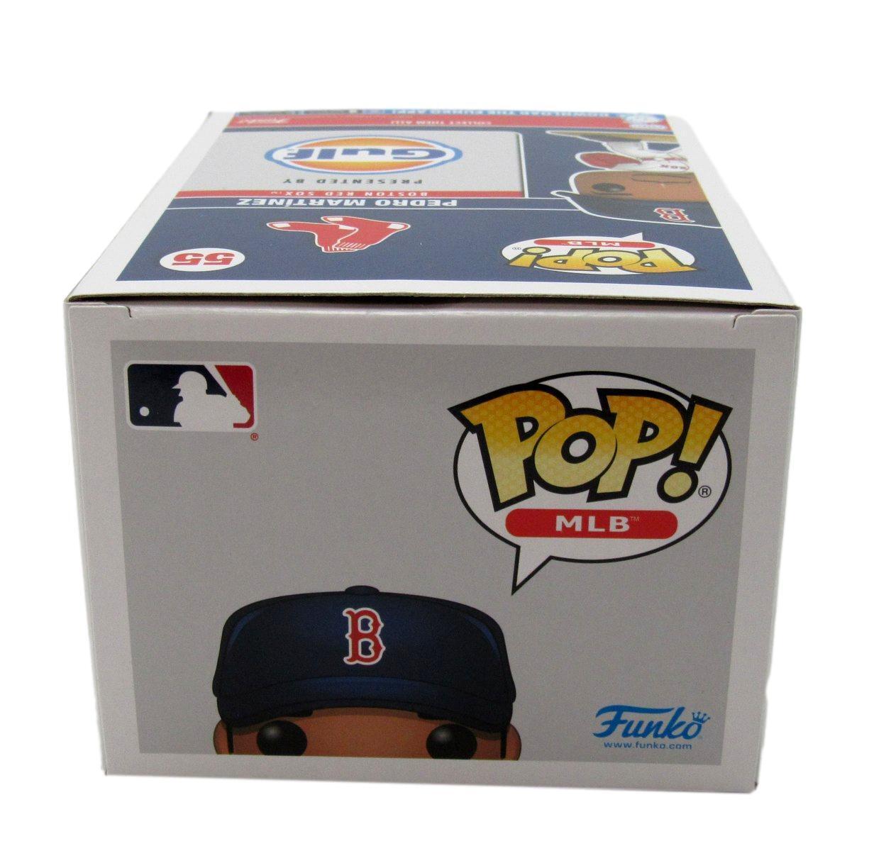 Pedro Martinez HOF Autographed Funko POP! #55 Figurine Red Sox Beckett 176562