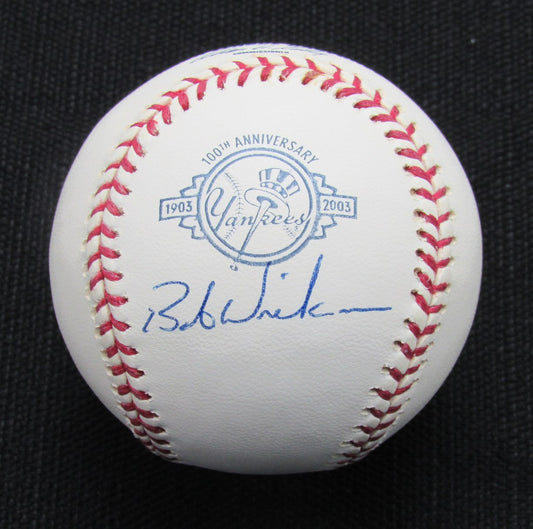 Bob Wickman Signed/Auto Yankees 100th OML Baseball JSA  186961
