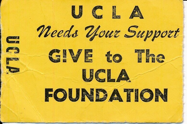 1974 UCLA Bruins vs. Washington State Football Game Ticket Stub 148647