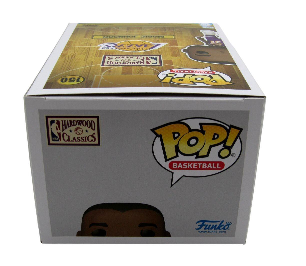 Magic Johnson Autographed Funko Pop! #150 Figurine Lakers Beckett 180031