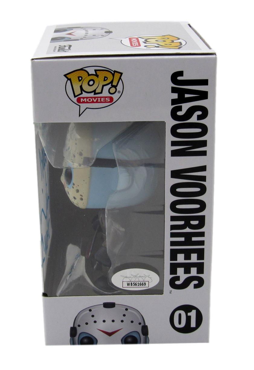 Ari Lehman Signed/Insc Funko Pop! #01 "Friday the 13th" Signed Blue JSA 190709