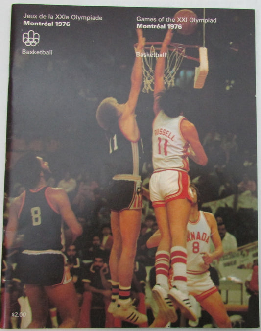 1976 Montreal XXI Summer Olympic Games Original Basketball Program 156578