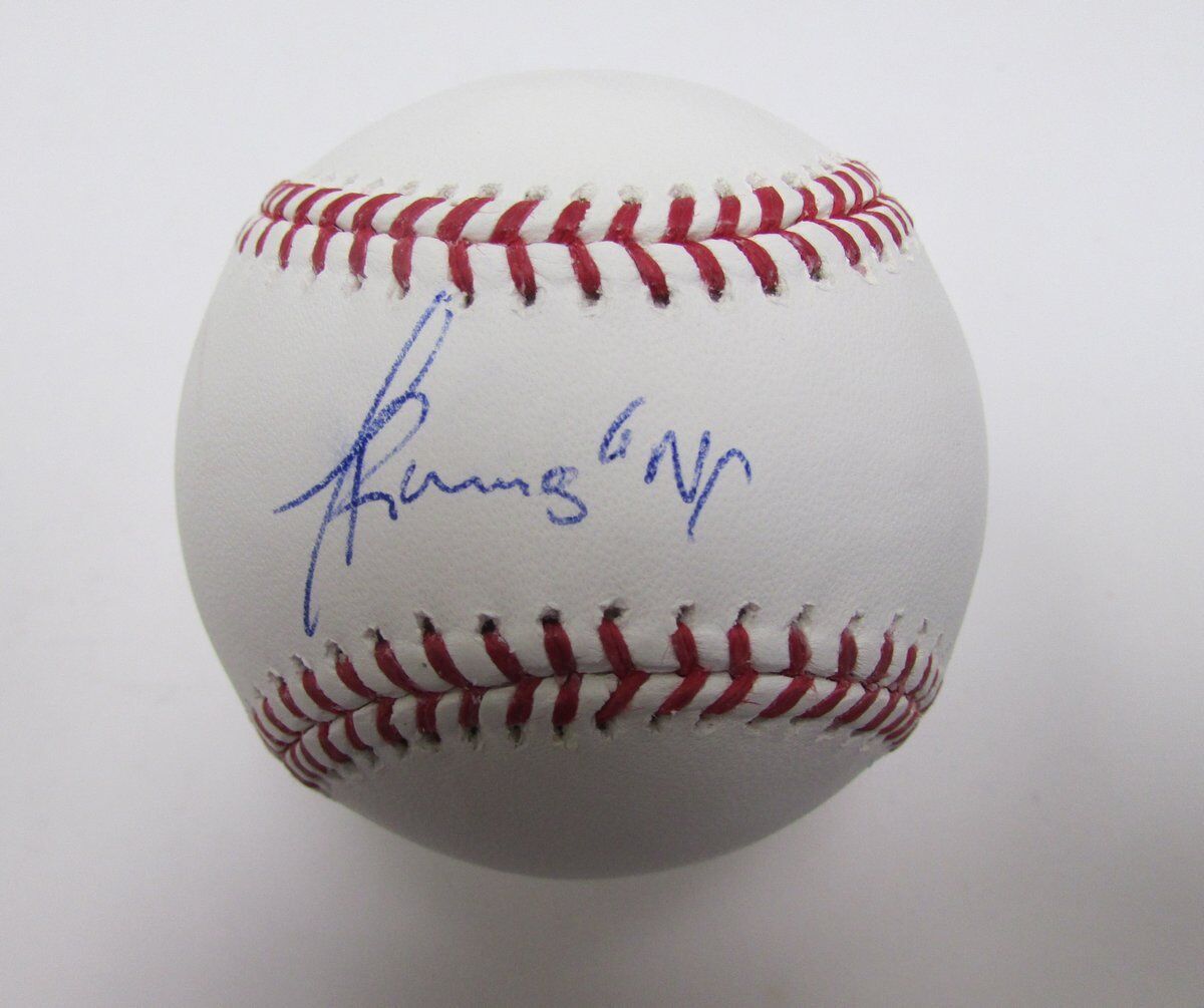 Edubray Ramos Phillies Signed/Autographed OML Baseball 139221