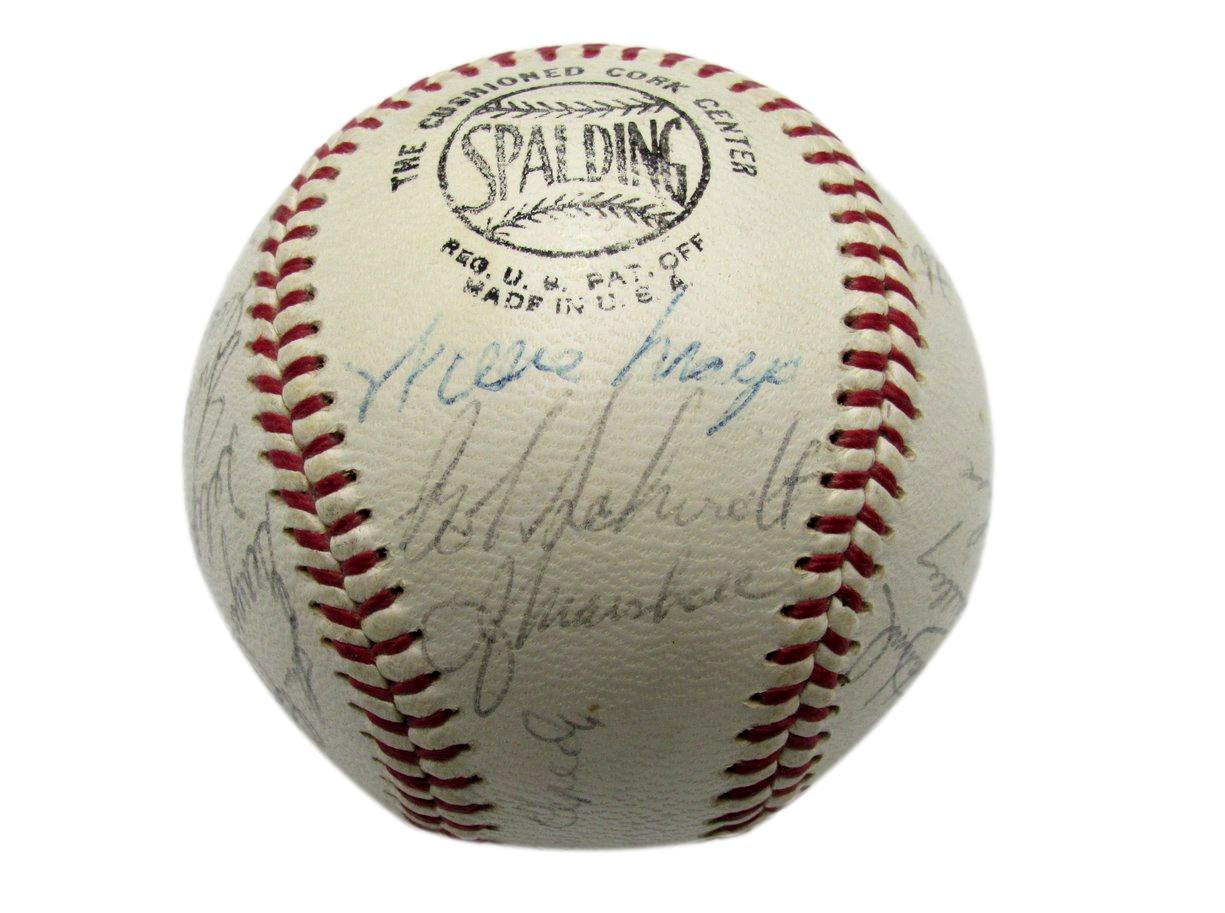 1960 San Francisco Giants Team Signed by 23 ONL Baseball Cepeda HOF 189831