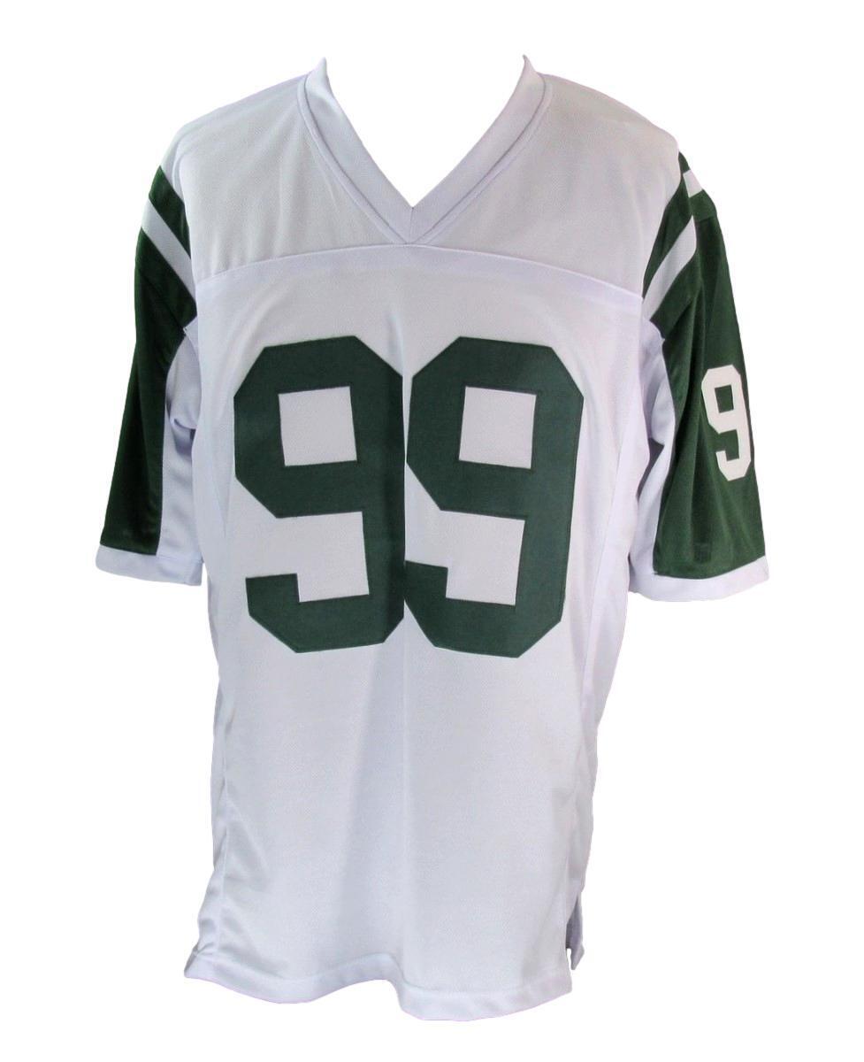 Mark Gastineau Autographed White Custom Football Jersey New York Jets JSA