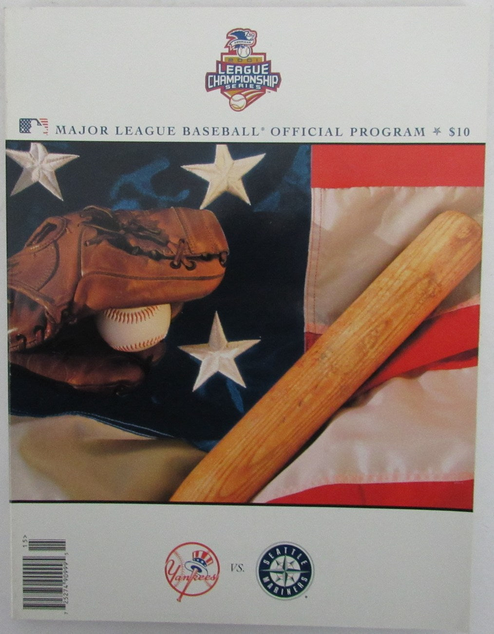 2001 American League Championship Series ALCS Yankees vs Mariners Program 175619