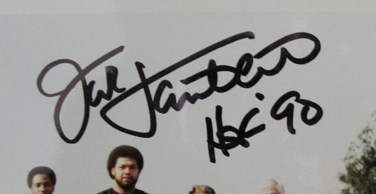 Jack Lambert HOF Autographed 11x14 Team Photo Super Bowl XIV  Steelers JSA