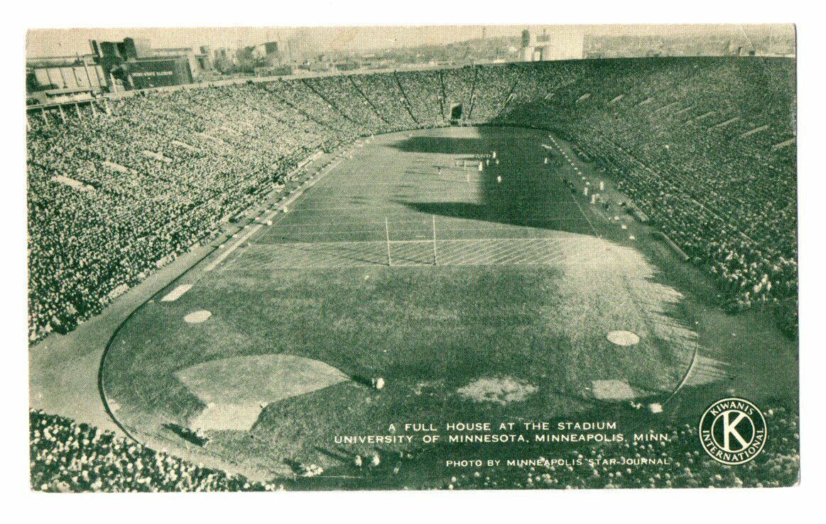 Vintage Unused Postcard of University of Minnesota Stadium Kiwanis Int 143543