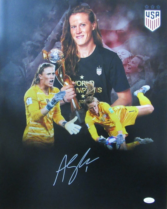 Alyssa Naeher USA Women's Soccer Team Signed 16x20 Photo World Cup JSA 145773