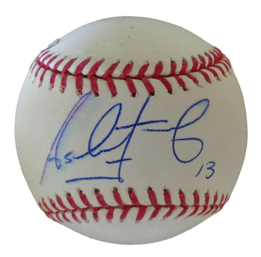 Asdrubal Cabrera Autographed OML Baseball Cleveland Indians 179940