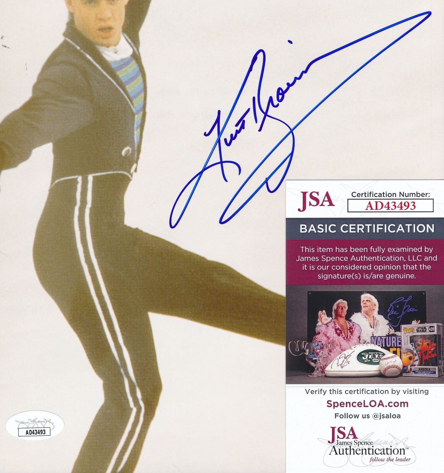 Kurt Browning Autographed 8x10 Photo Olympic USA Figure Skating JSA