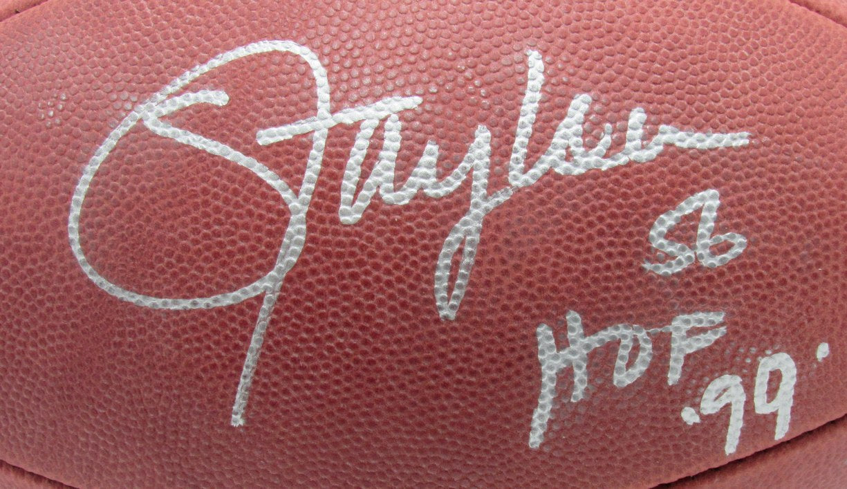 Lawrence Taylor HOF Signed/Inscribed Wilson NFL Football Giants PSA/DNA 188953