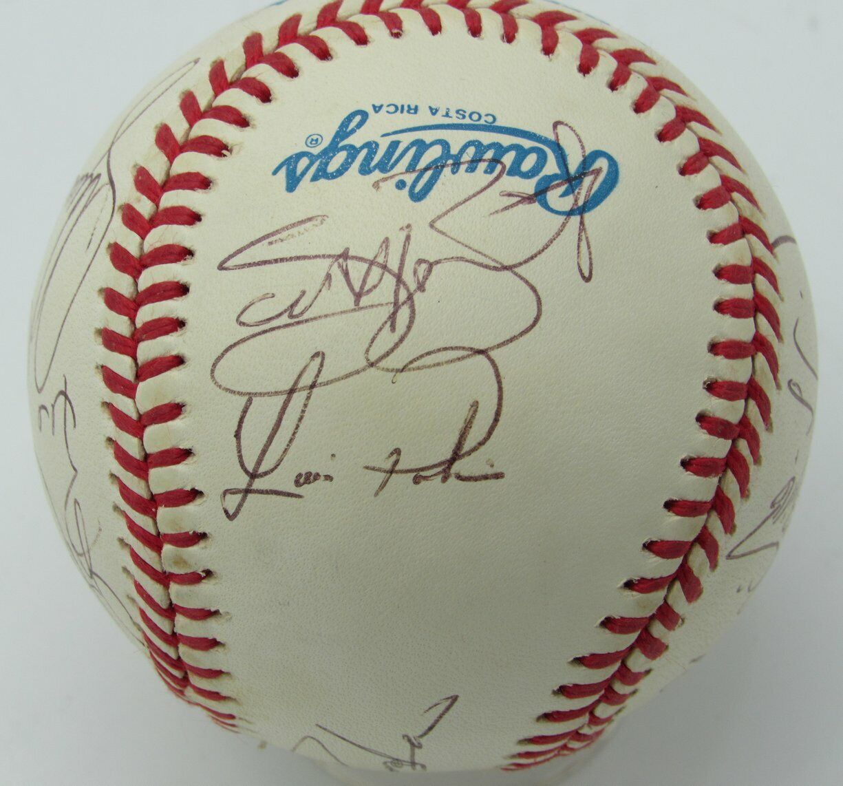 1991 California Angels Team Signed/Auto OAL Baseball 14 Signatures 163023