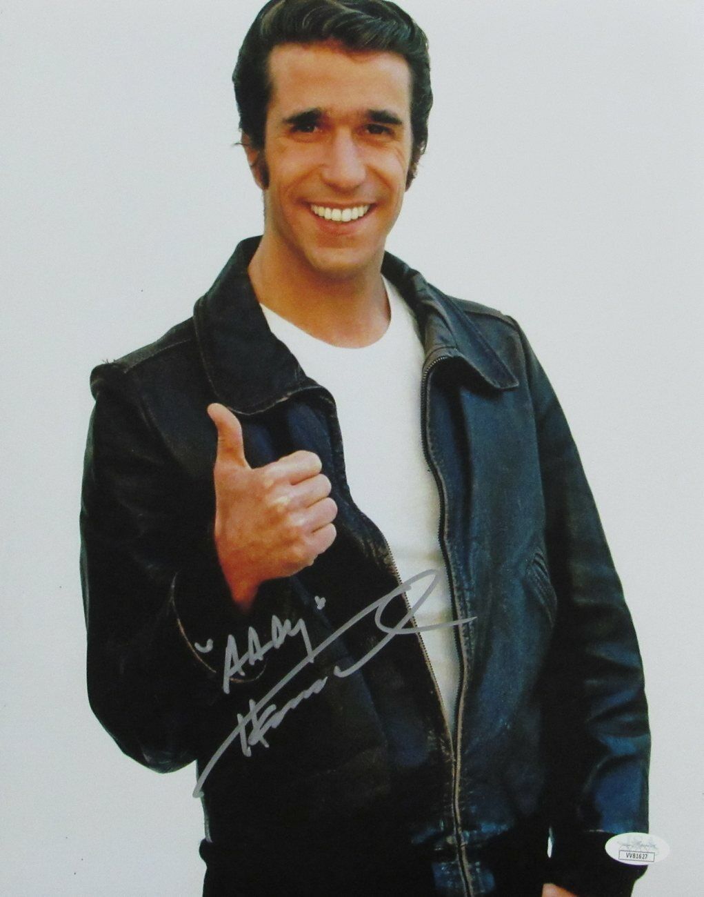 Henry Winkler "Happy Days" Signed/Inscribed "AAAY" 11x14 Photo JSA 167037