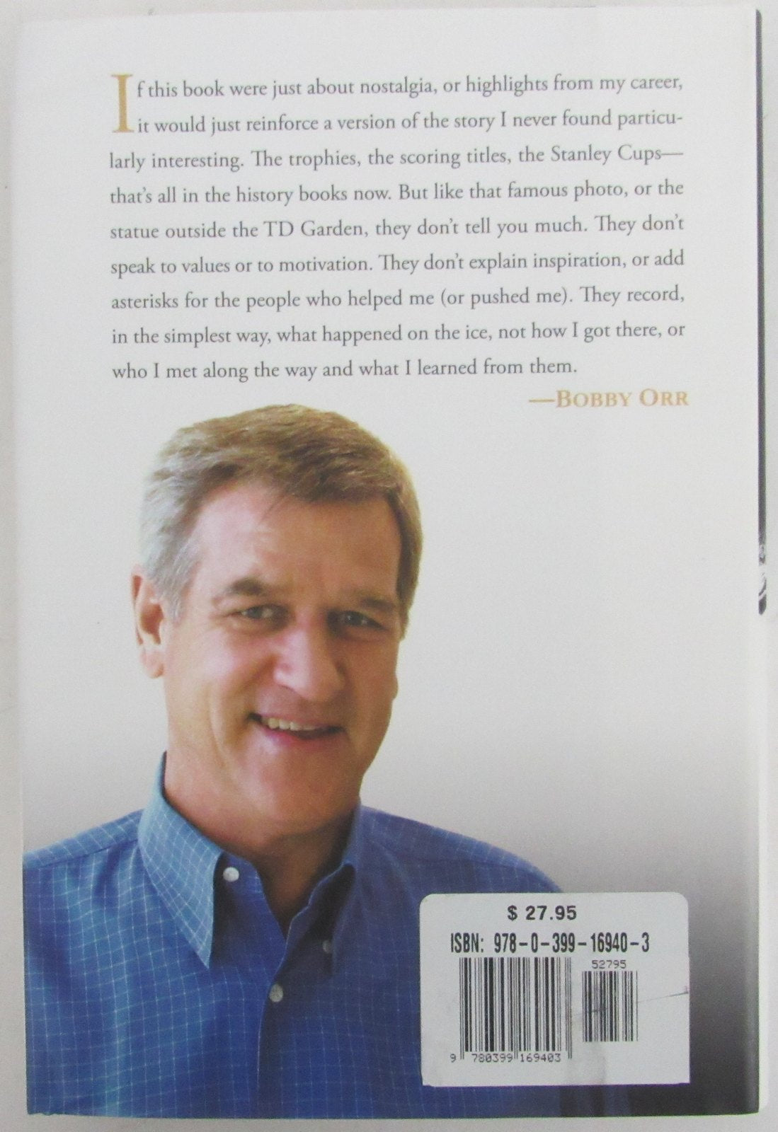 Bobby Orr Boston Bruins Signed/Autographed  "Orr-My Story" Book JSA 145905