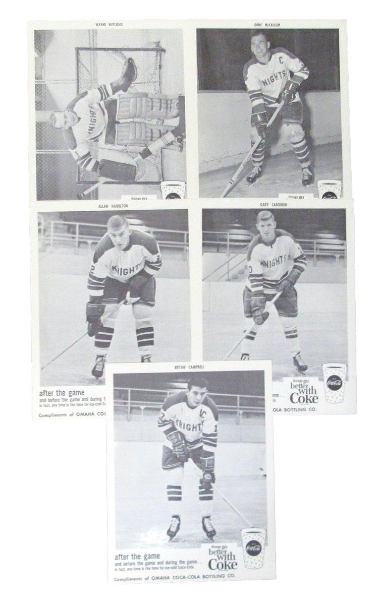 Omaha Knights CHL 33 1966-67 and 1967-68 Team Issued 8x10 Photos 192146