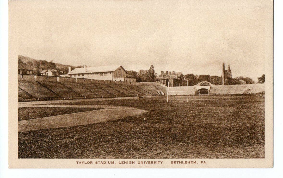 Vintage Unused Postcard of Taylor Field Stadium Lehigh University 143633